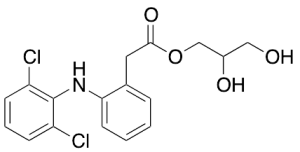 2,3-Dihydroxypropyl 2-[2-[(2,6-dichlorophenyl)amino]phenyl]acetate