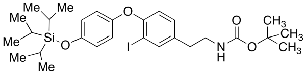 N-tert-Butoxycarbonyl-O-triisopropylsilyl 3-iodothyronamine