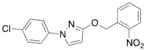 1-(4-Chlorophenyl)-3-[(2-nitrophenyl)methoxy]pyrazole