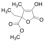 2-Ethyl-2,5-dihydro-4-hydroxy-3-methyl-5-oxo-2-furancarboxylic Acid Methyl Ester