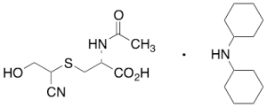 N-Acetyl-S-(1-cyano-2-hydroxyethyl)-L-cysteine Dicyclohexylamine Salt (Mixture of Diastereomers)