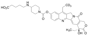 7-Ethyl-10-(4-N-aminopentanoic acid)-1-piperidino)carbonyloxycamptothecin-d3