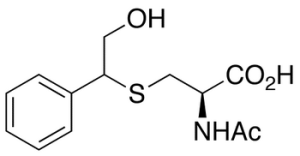 N-Acetyl-S-(2-hydroxy-1-phenylethyl)-L-cysteine + N-Acetyl-S-(2-hydroxy-2-phenylethyl)-L-cysteine (Mixture)
