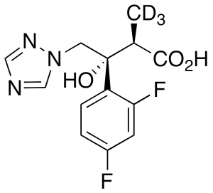 (AlphaR,BetaR)-Beta-(2,4-Difluorophenyl)-Beta-hydroxy-Alpha-methyl-1H-1,2,4-triazole-1-butanoic Acid-d3
