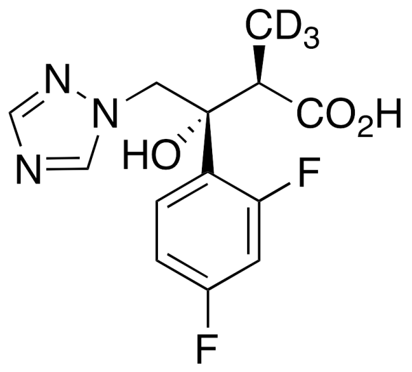 (AlphaR,BetaR)-Beta-(2,4-Difluorophenyl)-Beta-hydroxy-Alpha-methyl-1H-1,2,4-triazole-1-butanoic Acid-d3