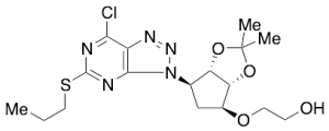 2-[[(3aR,4S,6R,6aS)-6-[7-Chloro-5-(propylthio)-3H-1,2,3-triazolo[4,5-d]pyrimidin-3-yl]tetrahydro-2,2-dimethyl-4H-cyclopenta-1,3-dioxol-4-yl]oxy]ethanol