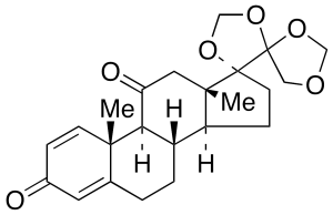 17,20:20,21-Bis(methylenedioxy)pregna-1,4-diene-3,11-dione(Mixture of Diastereomers)