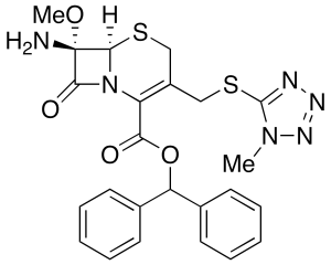 7-beta-Amino-7-alpha-methoxy-3-(1-methyl-5-tetrazolylthio)methyl-3-cephem-4-carboxylic Acid Diphenylmethyl Ester