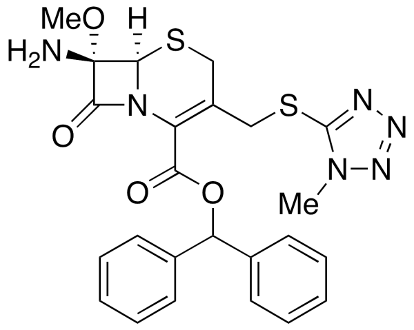 7-beta-Amino-7-alpha-methoxy-3-(1-methyl-5-tetrazolylthio)methyl-3-cephem-4-carboxylic Acid Diphenylmethyl Ester