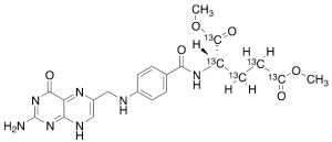 Dehydro Folic Acid 1,5-Dimethyl Ester-13C5