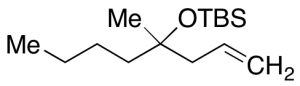 tert-Butyldimethyl((4-methyloct-1-en-4-yl)oxy)silane