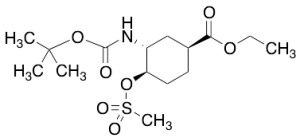 (1S,3R,4R)-3-[(tert-Butoxycarbonyl)amino]-4-[(methylsulfonyl)oxy]cyclohexanecarboxylic Acid Ethyl Ester