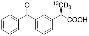 (R)-(-)-Ketoprofen-13C,d3