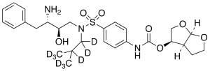 (3R,3aS,6aR)-Hexahydrofuro[2,3-b]furan-3-yl-4-(N-((2R,3S)-3-amino-2-hydroxy-4-phenylbutyl)-N-isobutyl-d9-sulfamoyl)phenylcarbamate (Darunavir-d9 Impurity)