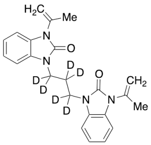 3,3'-(Propane-1,3-diyl)bis(1-(prop-1-en-2-yl)-1H-benzo[d]imidazol-2(3H)-one)-d6