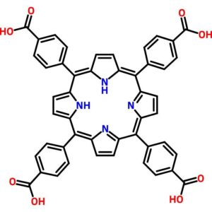 TCPP, [=Tetrakis(4-carboxyphenyl)porphyrin] [Ultra-high sensitive spectrophotometric reagent for Cu, Cd] [For the simultaneous determination of metals by HPLC]