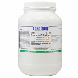 Calcium Chloride, Dihydrate, USP, bioCERTIFIED(TM)