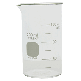PYREX Tall Form Berzelius Beakers, Graduated with Spout, 1000 mL