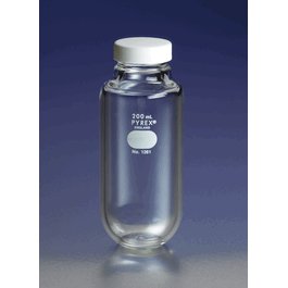 PYREX 200 mL Heavy Wall Centrifuge Bottle with GPI 38-400 Screw Cap
