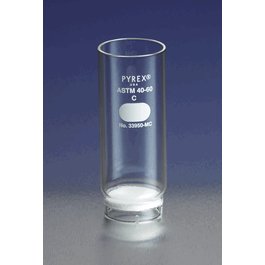 PYREX Fritted Disc Extraction Thimbles, Coarse Porosity (40 - 60 um), 25 mm