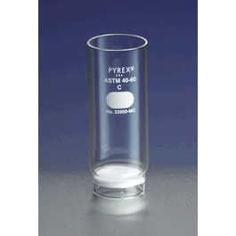 PYREX Fritted Disc Extraction Thimbles, Coarse Porosity (40 - 60 um), 25 mm