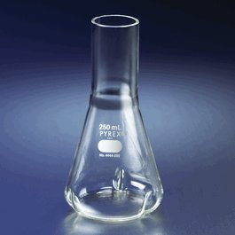 PYREX 125 mL Delong Shaker Erlenmeyer Flask with Baffles