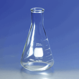 PYREX Filtering Flask, Heavy Walls, Graduated, without Sidearm Tubulation, 1000 mL
