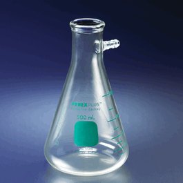 PYREXPLUS Filtering Flasks with Side Arm, Heavy Wall, 1 L