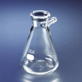 PYREX Filtering Flasks, Micro with Tubulation, 50 mL