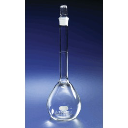 PYREX Student Grade Volumetric Flasks with TS Stoppers, 100 mL