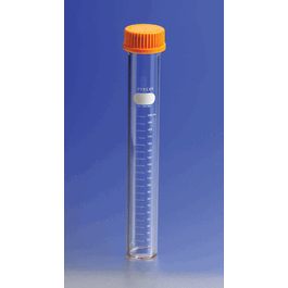PYREX Graduated Hybridization Tubes with Screw Caps, 35 x 300 mm