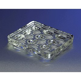 PYREX 9 Depression Glass Spot Plates