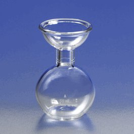 PYREX Viscosimeter Volumetric Tooled Rim Flask, Class A, 60 mL