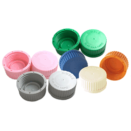 DWK Life Sciences (Kimble) Blue GL 45 Polypropylene Screw Thread Cap with Internal Molded Seal Ring