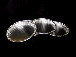 Disposable Aluminum Moisture Balance Pan Liners, 4 x 5/16 in.