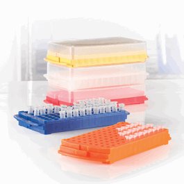 Heathrow 96-Well, Blue Polypropylene Reversible Racks
