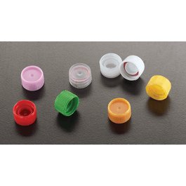 Colored Screw Caps, O-ring Seal, Blue