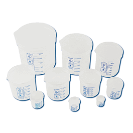 Dynalon(R) 500 mL Square Ratio Design Beakers, Printed Polypropylene