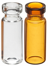 JG Finneran 2 mL LO (Large Opening) Clear Vial, 12 x 32 mm, 11 mm Crimp