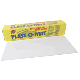 Dynalon Clear Polyethylene Ribbed Matting, Heavyweight, 30 in., 50 ft. roll