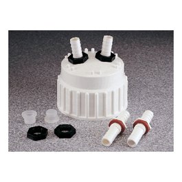 Thermo Scientific Nalgene Barbed Bulkhead Fitting 6.5 mm x 0.25 in., PP