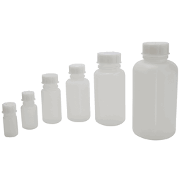 Dynalon(R) Graduated Wide Mouth LDPE Bottles, 250 ml, 140 mm