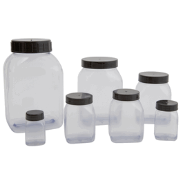 Dynalon 100 mL (3.4 oz) PVC Wide Mouth Bottle with 33 mm Closure