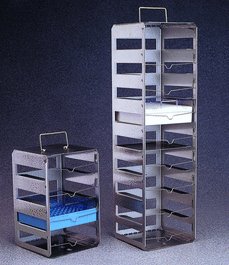 Thermo Scientific Nalgene Cyrobox Vertical Freezer Rack, 4 Compartments, 140 x 143 x 225 mm
