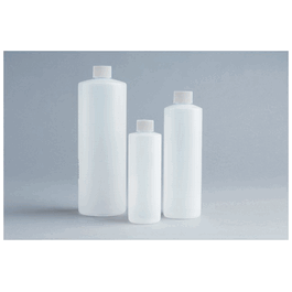 Thermo Scientific HDPE Cylinder Bottles, Certified, Closure: 24-410, 120 ml