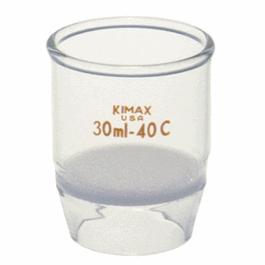 DWK Life Sciences (Kimble) Gooch High Form Crucible w/ Fritted Disc, 30 mm, medium pore