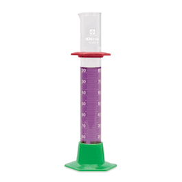 SIBATA Class B Glass Graduated Cylinders, Student Grade, 10 mL