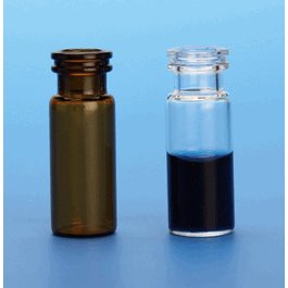 J. G. Finneran Snap Ring Crimp Top Vials, Amber