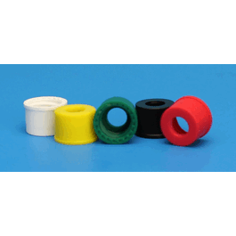 JG Finneran 8-425 mm Orange Polypropylene Open Hole Cap with Flange