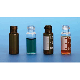 J.G. Finneran 2 mL Clear Large Opening R.A.M. Vials, White Graduation Spot and Transfer Ring, 12 x 32 mm